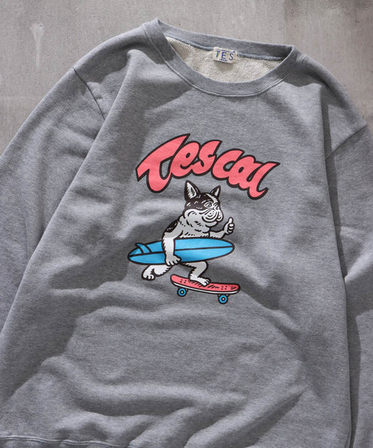 TES SKATE BUHI SWEAT CREW NECK / クルーネックスウェット – TES