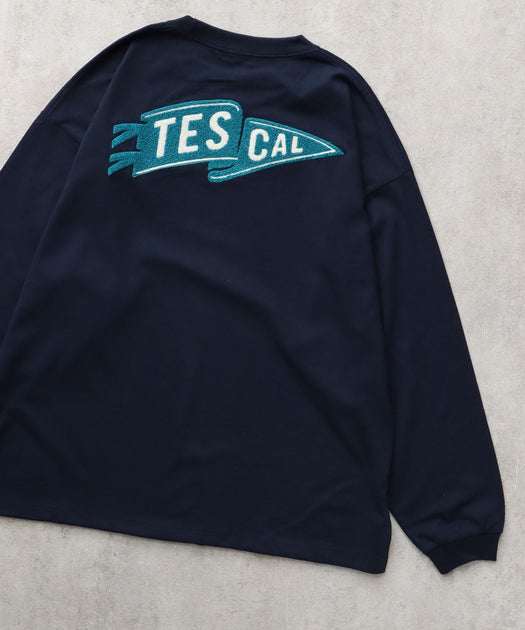 TES LOCAL CREW SAGARA EMB LONG SLEEVE BIG T-SHIRT / ロンT – TES