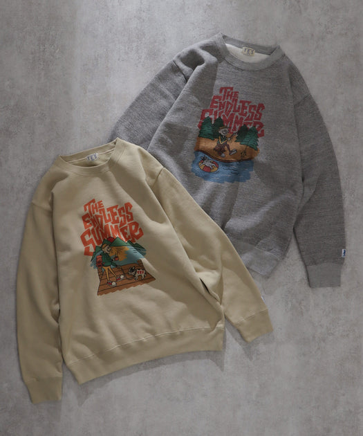 TES Mt SHASTA CAMP CREWNECK SWEAT / クルーネック