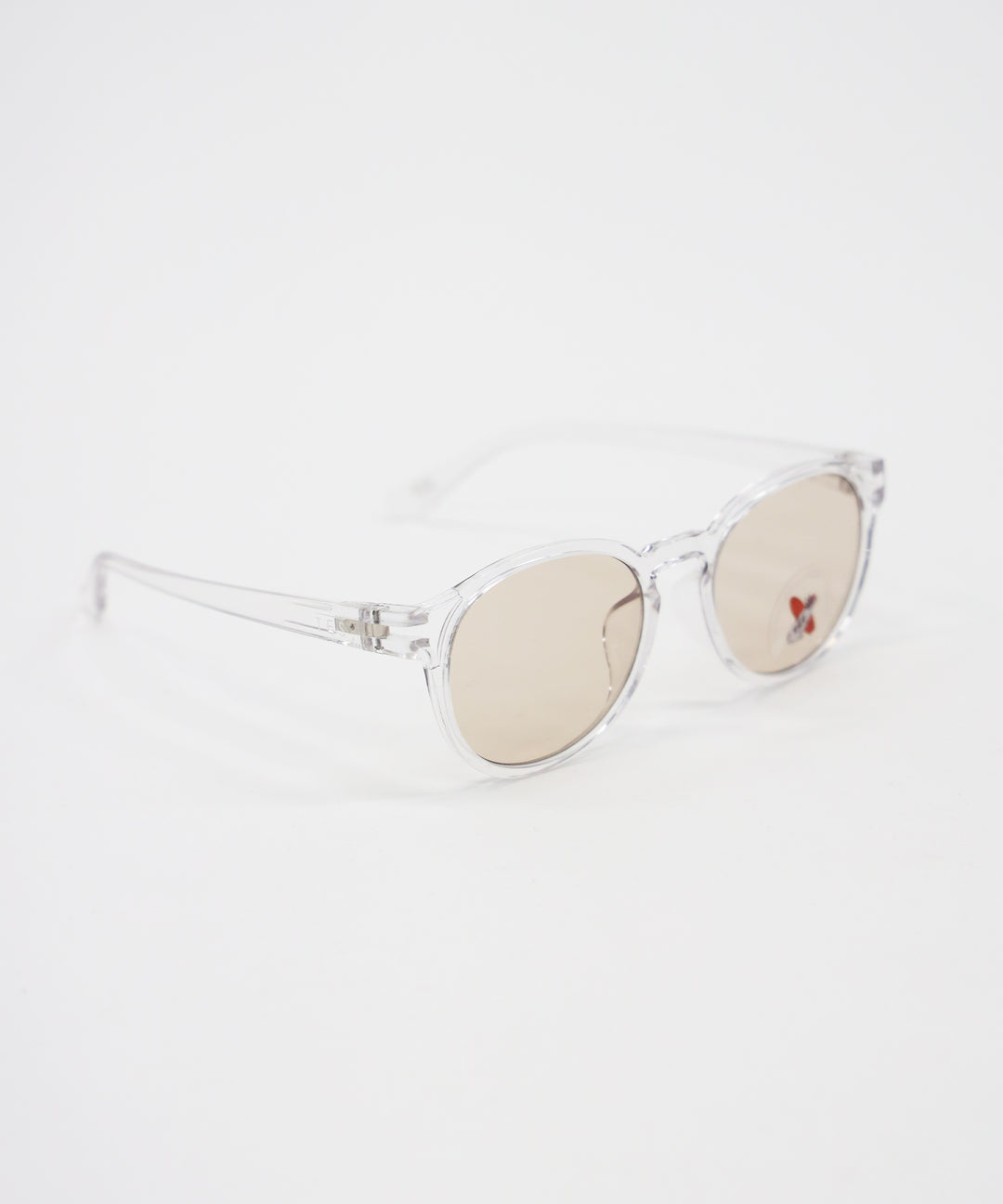 クリアフレーム ラウンドサングラス 楽天市場】【ランキング1位獲得】クリアフレーム サングラス