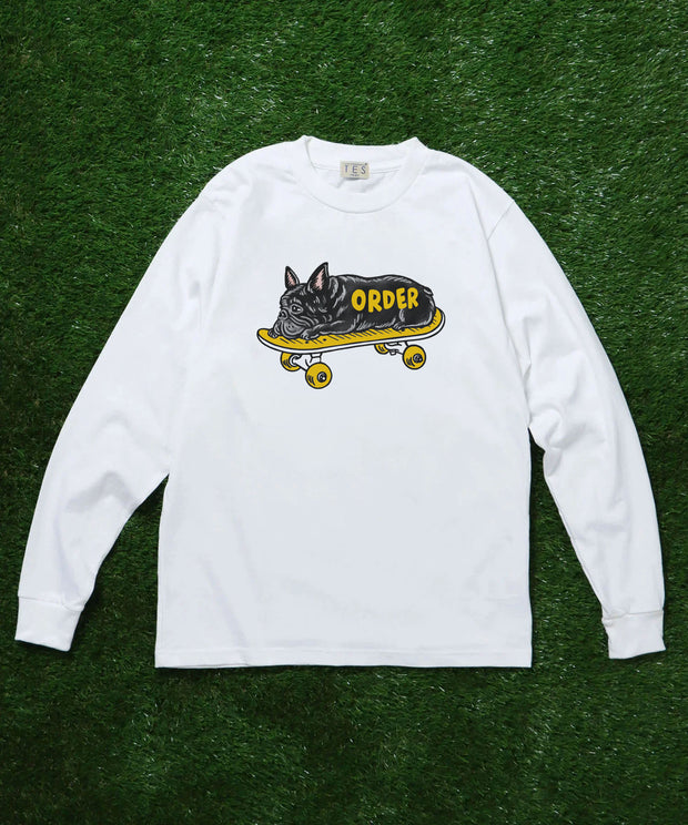 ≪カスタムオーダー≫TES FACEDOWN BUHI CUSTOM LONG SLEEVE T-SHIRT / ロンT