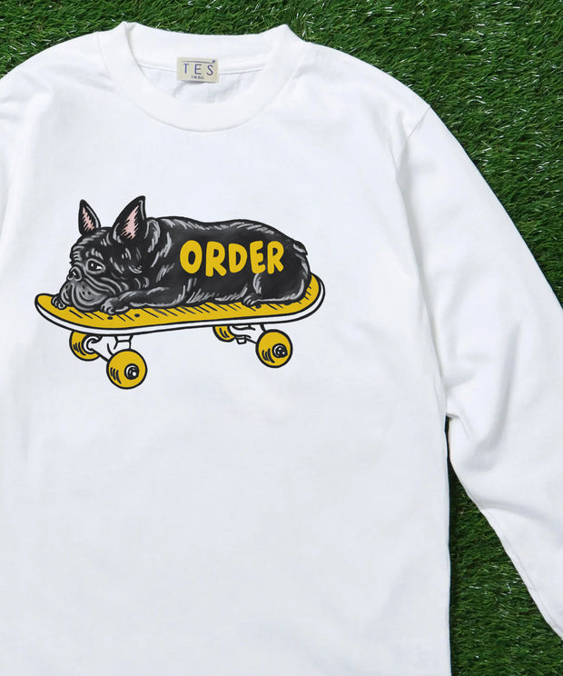 ≪カスタムオーダー≫TES FACEDOWN BUHI CUSTOM LONG SLEEVE T-SHIRT / ロンT