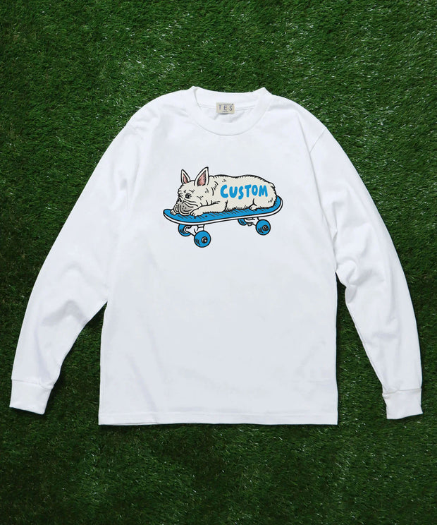 ≪カスタムオーダー≫TES FACEDOWN BUHI CUSTOM LONG SLEEVE T-SHIRT / ロンT