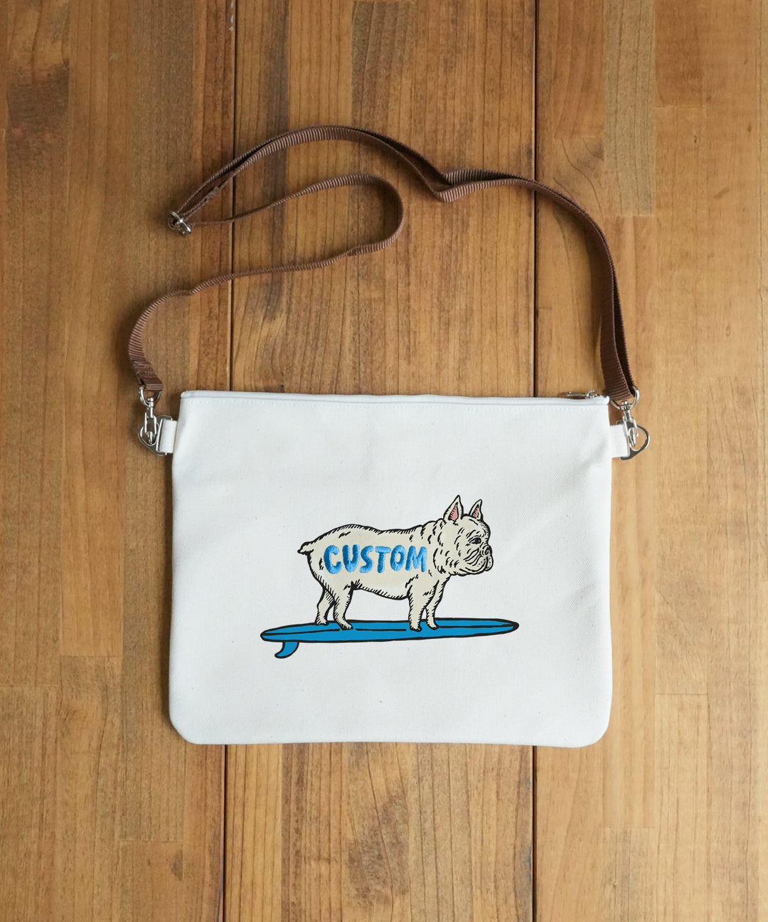 ≪カスタムオーダー≫ TES SURF BUHI CUSTOM EMB SACOCHE/サコッシュ