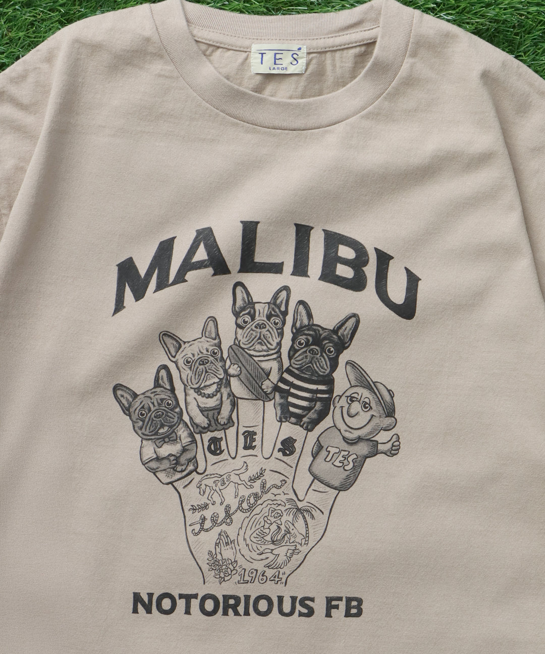 TES NOTORIOUS FB FINGER PUPPET-TEE/ Tシャツ – TES | THE ENDLESS SUMMER