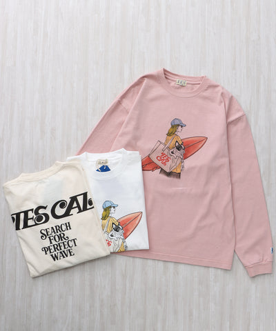 TES MALIBU GIRL LONG SLEEVE T-SHIRT / ロンT