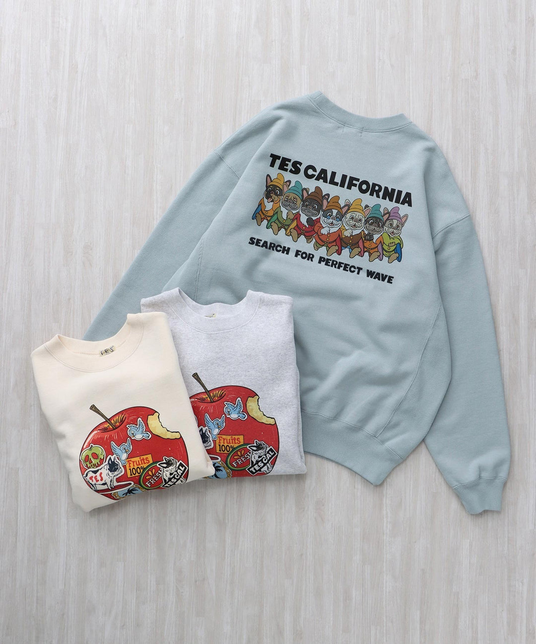 一部再入荷】TES SEVEN BUHIS CN SWEAT / クルーネックスウェット