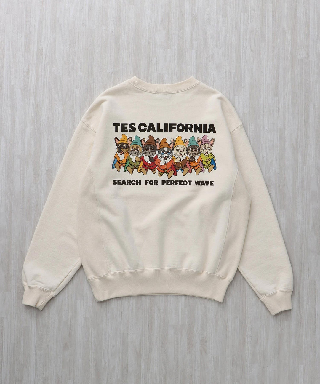 TES スウェット 一部再入荷】TES SEVEN BUHIS CN SWEAT / クルーネックスウェット