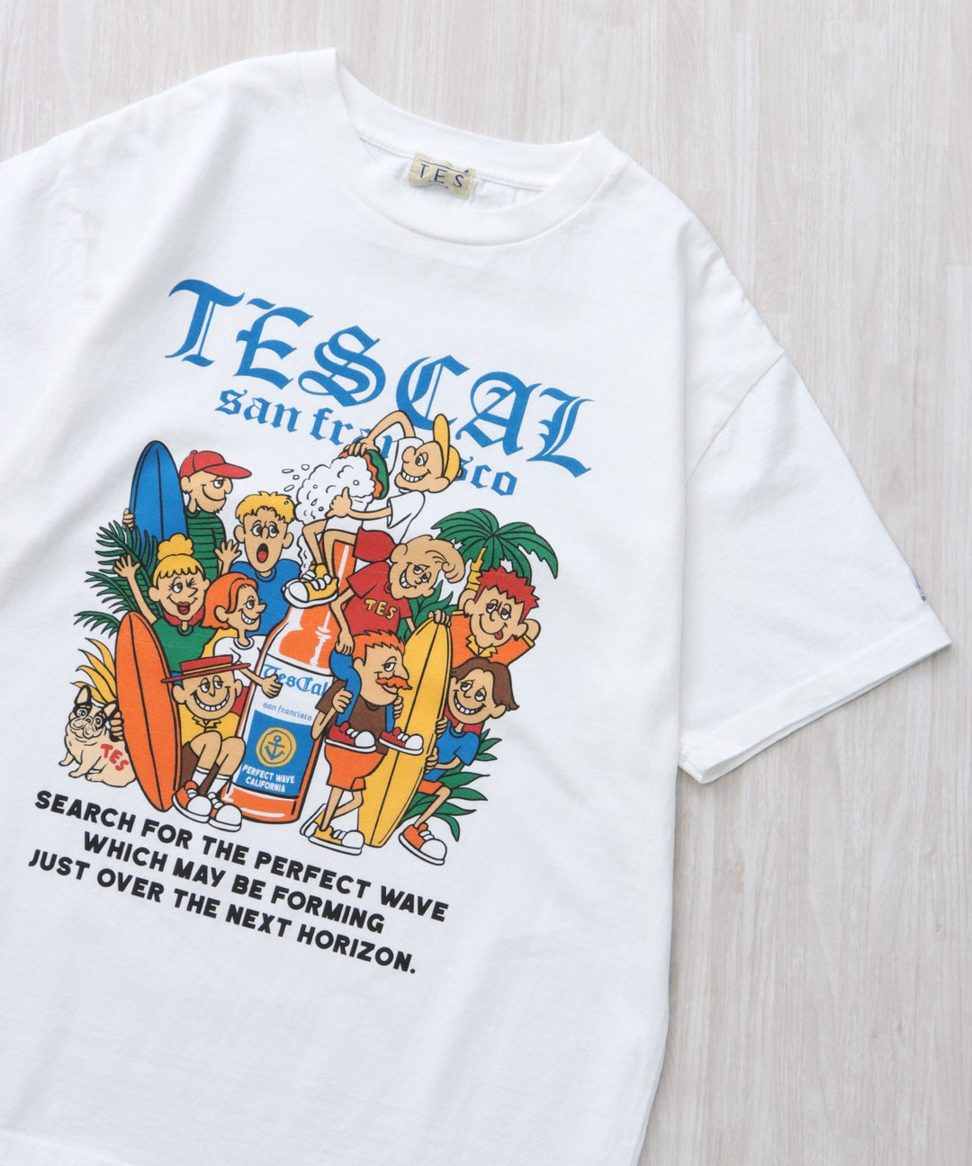 4月上旬お届け予定》TES ALL STAR TES VIBES T-SHIRT / Tシャツ – TES