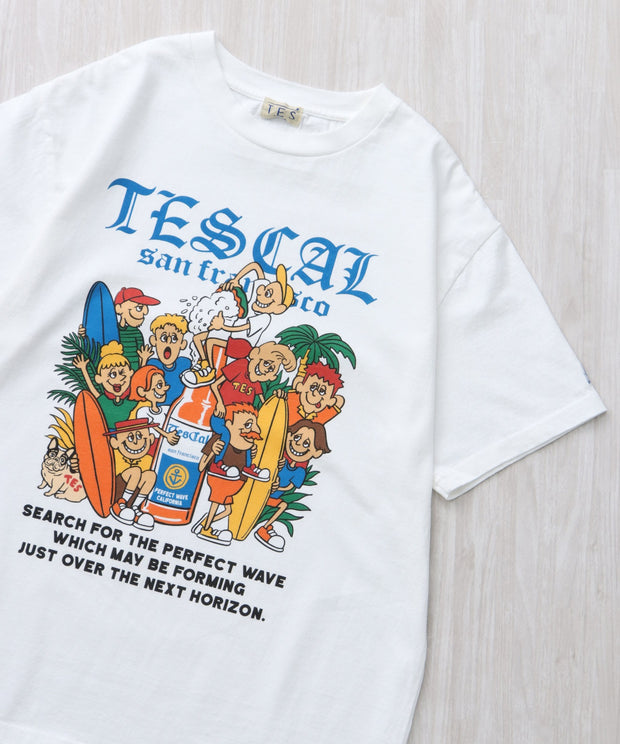 4月上旬お届け予定》TES ALL STAR TES VIBES T-SHIRT / Tシャツ – TES