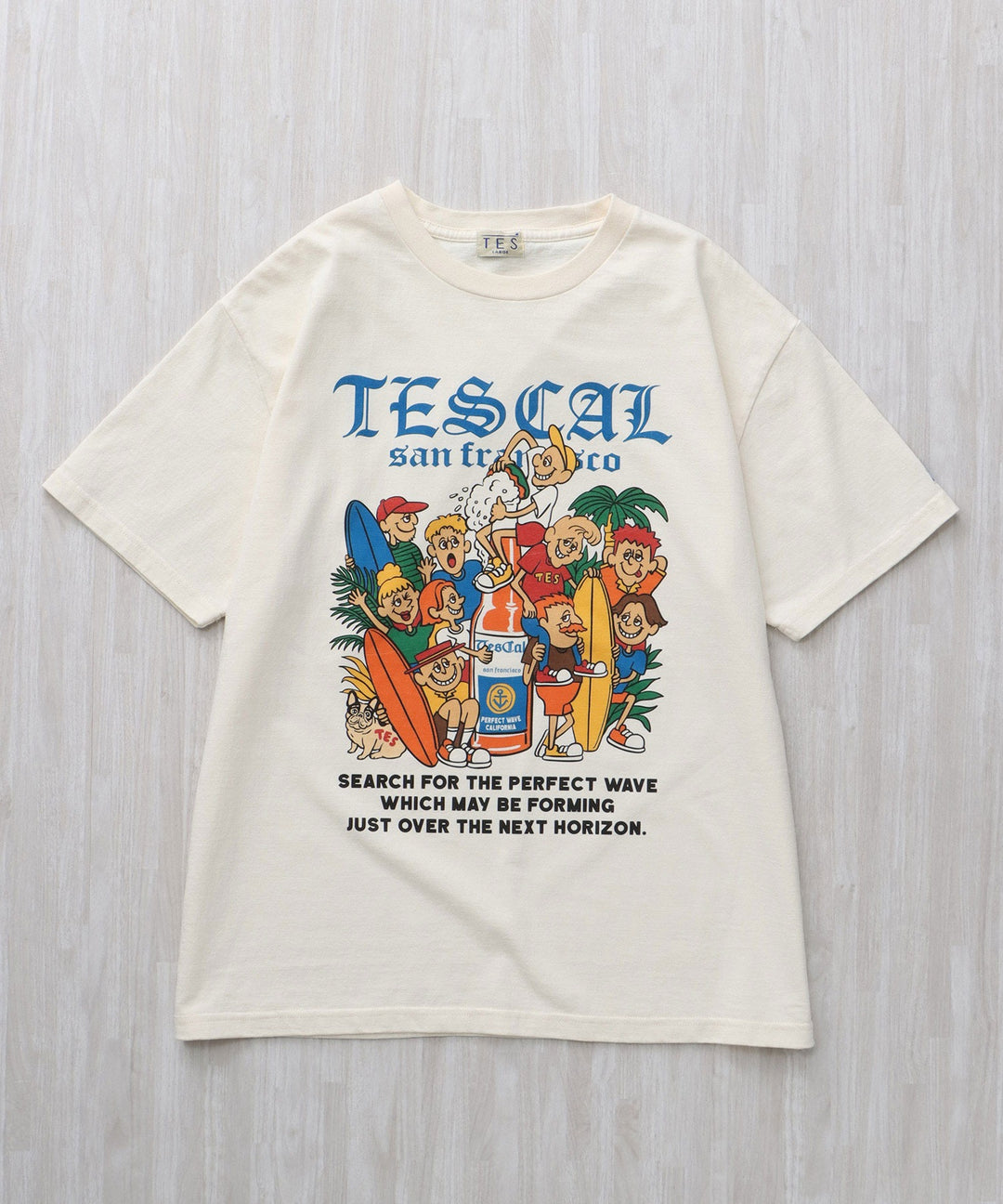 4月上旬お届け予定》TES ALL STAR TES VIBES T-SHIRT / Tシャツ – TES