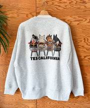 《12月下旬お届け予定》【WEB / FLAG SHOP限定】TES CALIFORNIA BIG SWEAT CREWNECK /オーバーサイズ・ビッグシルエット・クルーネック