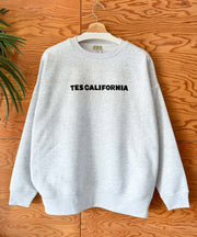 《12月下旬お届け予定》【WEB / FLAG SHOP限定】TES CALIFORNIA BIG SWEAT CREWNECK /オーバーサイズ・ビッグシルエット・クルーネック