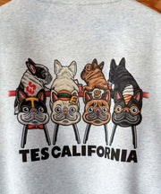 《12月下旬お届け予定》【WEB / FLAG SHOP限定】TES CALIFORNIA BIG SWEAT CREWNECK /オーバーサイズ・ビッグシルエット・クルーネック