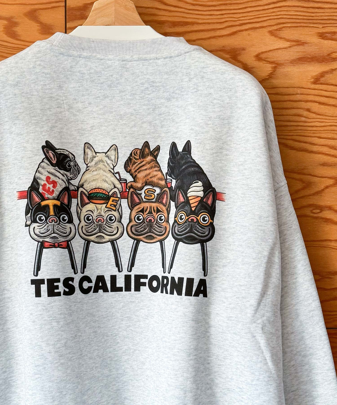 WEB / FLAG SHOP限定】TES CALIFORNIA BIG SWEAT CREWNECK /オーバー