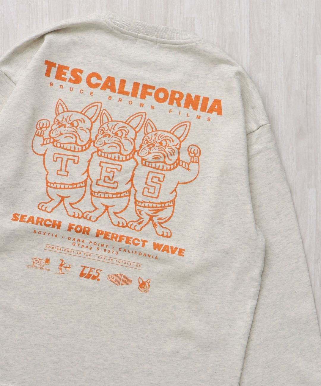 WEB / FLAG SHOP限定】TES CALIFORNIA DESIGN 裾ドローコード BIG