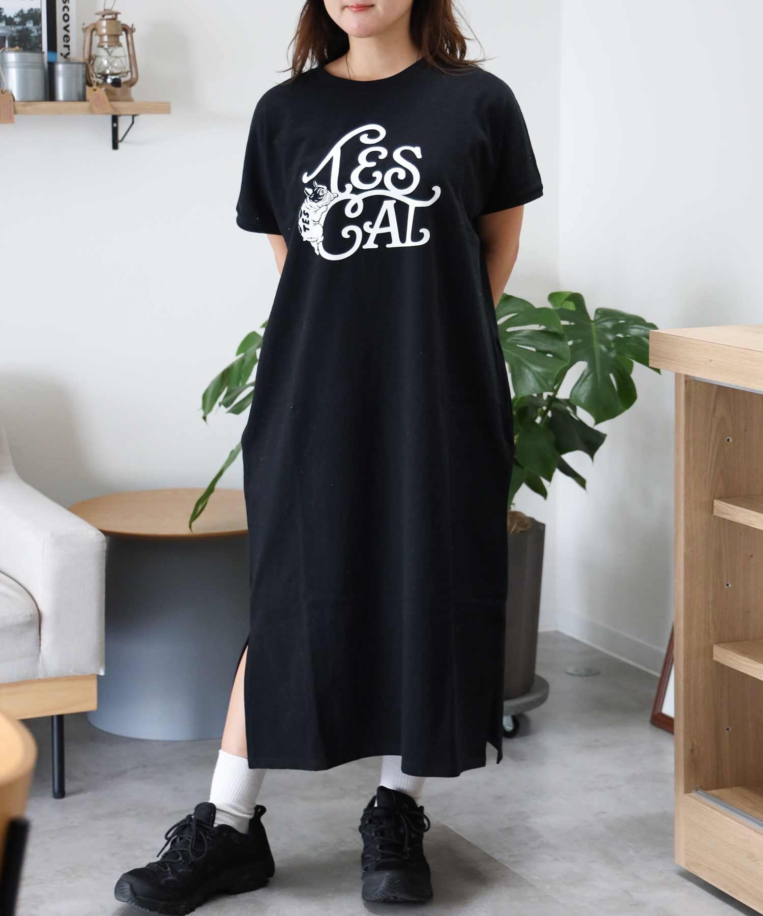 TES ORGANIC COTTON FLOCK LOGO ONE PIECE / ワンピース – TES | THE