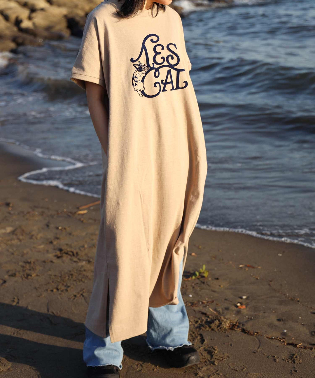 TES ORGANIC COTTON FLOCK LOGO ONE PIECE / ワンピース – TES | THE