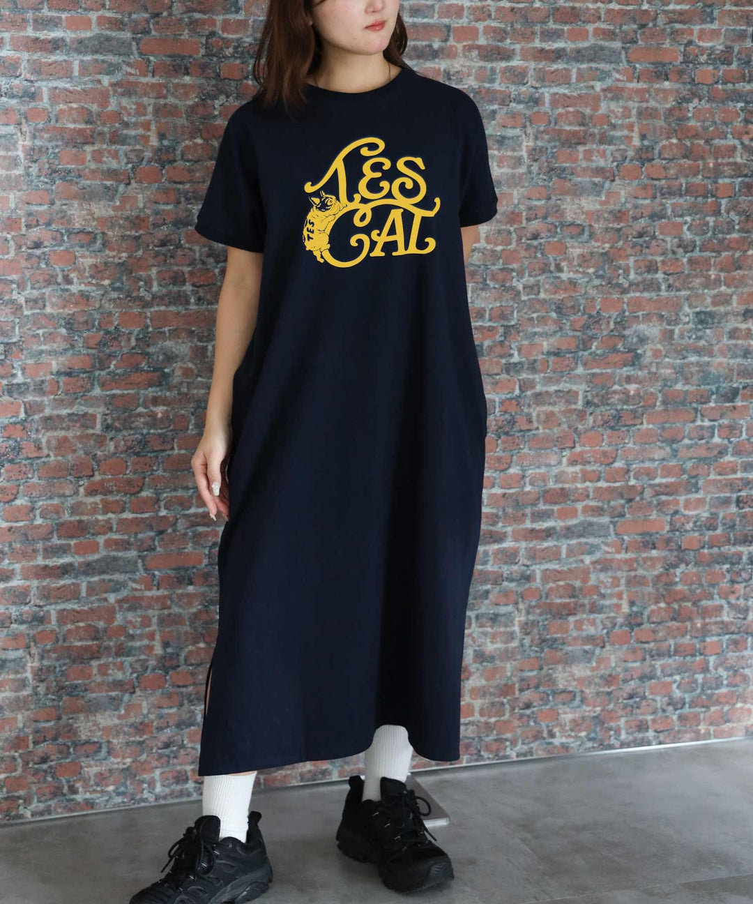 TES ORGANIC COTTON FLOCK LOGO ONE PIECE / ワンピース – TES | THE