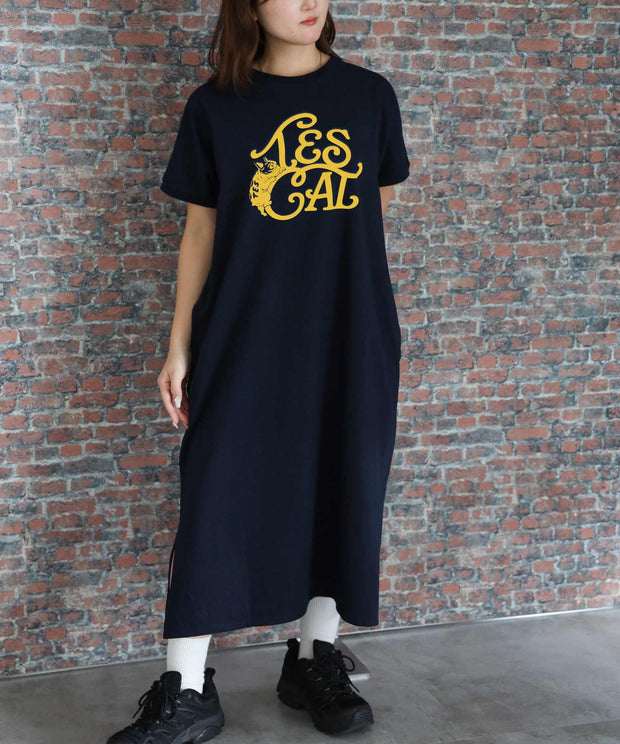 TES ORGANIC COTTON FLOCK LOGO ONE PIECE / ワンピース – TES | THE