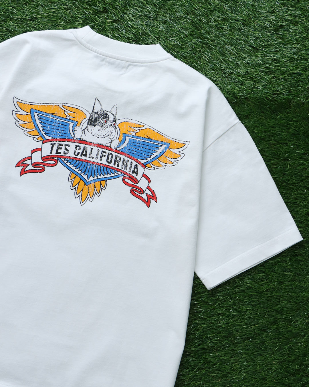 一部予約商品》TES VINTAGE BIKER T-SHIRT / ビッグシルエットTシャツ