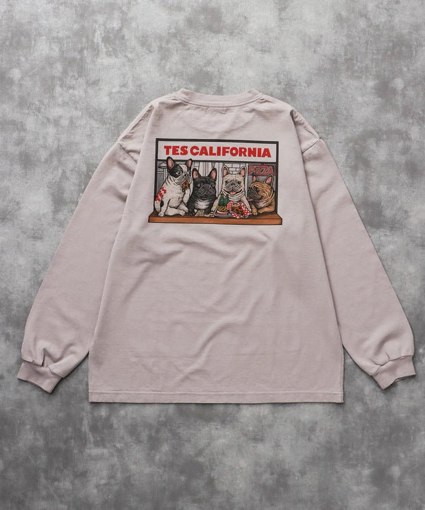 《9月下旬お届け予定》TES CALIFORNIA PIZZA DINER LONG SLEEVE T-SHIRT / ロンT