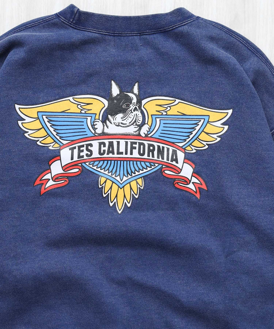 10月下旬お届け予定》TES VINTAGE BIKER PIGMENT BIG SWEAT / クルー