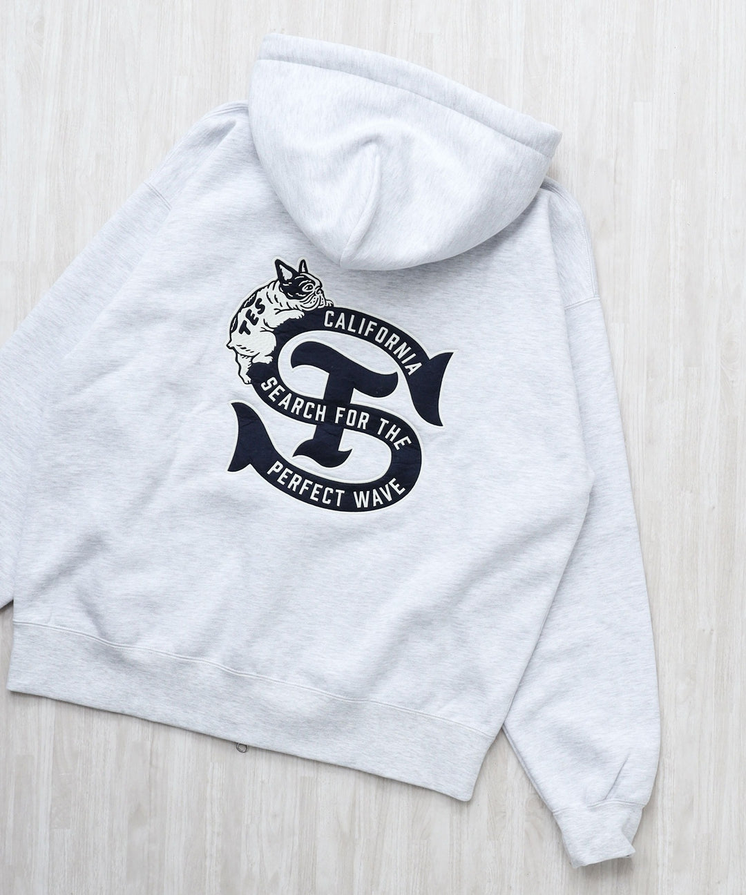 10月下旬お届け予定》TES LOCAL CREW ZIP PARKA / スウェットジップ