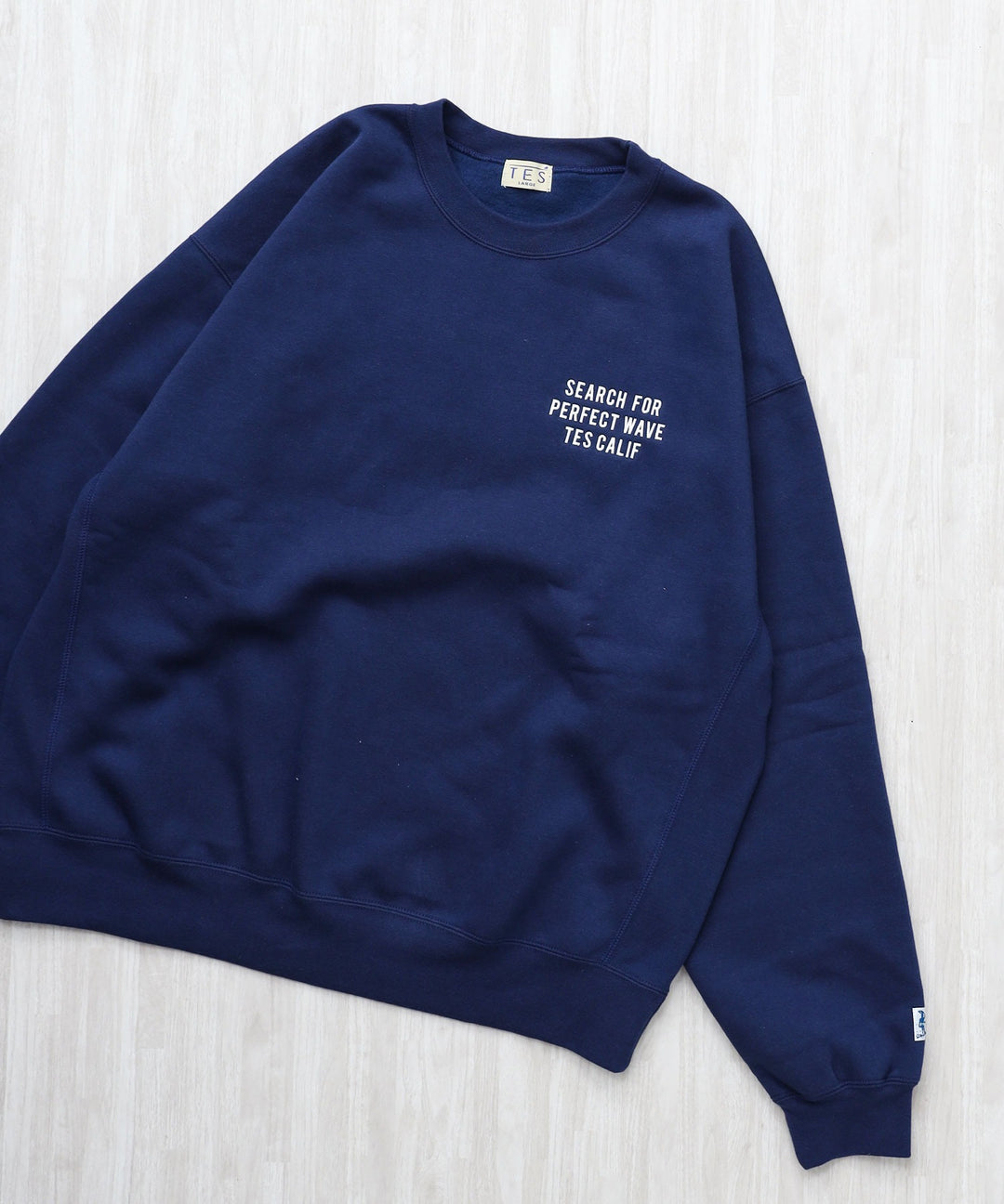 10月下旬お届け予定》TES BIKER BUHI EMB BIG SWEAT / クルーネック