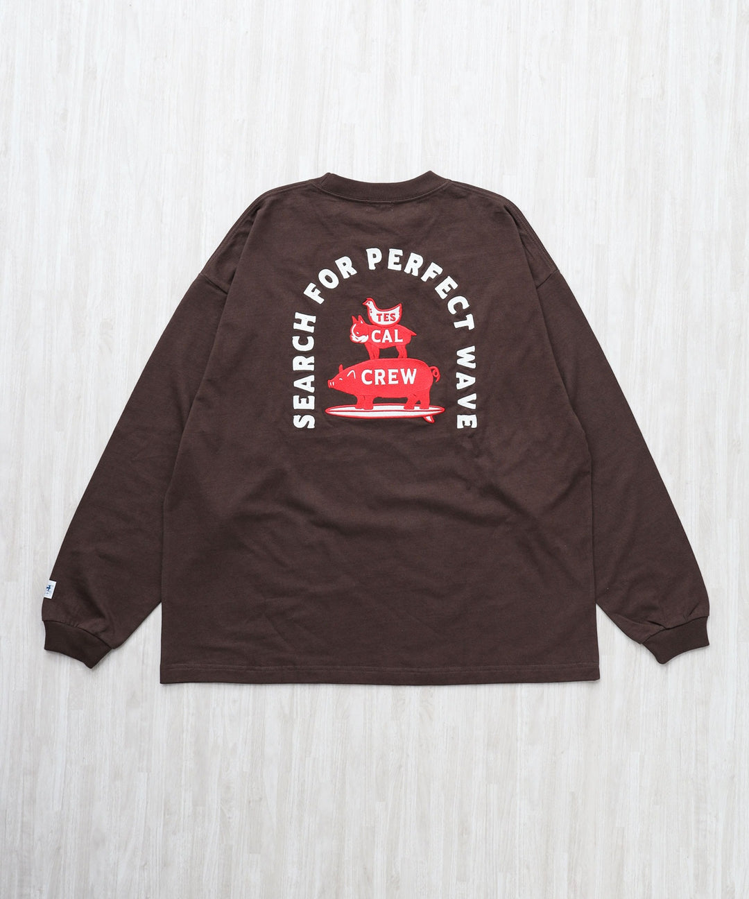 10月下旬お届け予定》TES BREMEN BUHI EMB LONG SLEEVE BIG T-SHIRT