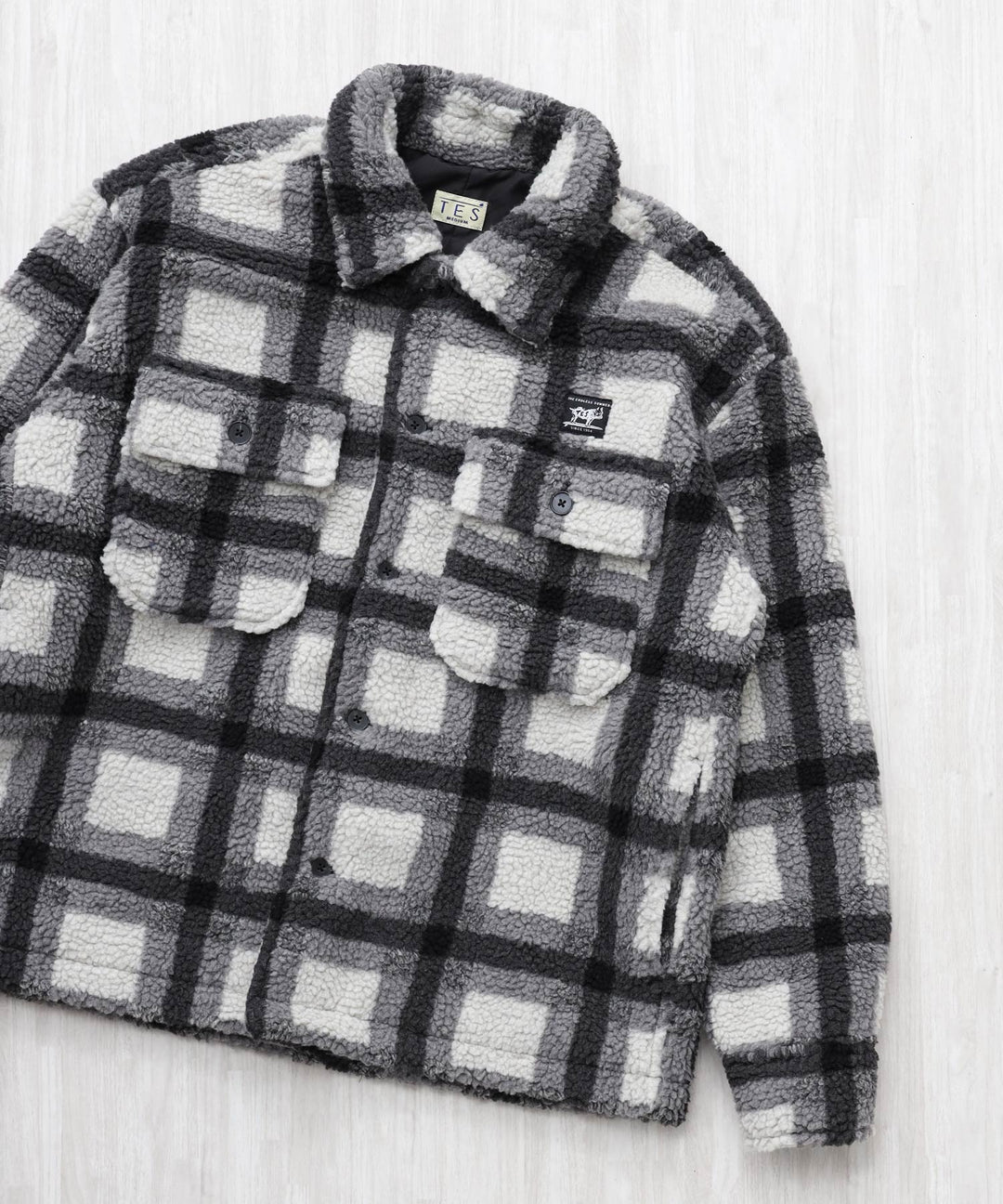  ボアジャケット 11月下旬お届け予定》 BOA SURF CHECK JACKET / ボアジャケット – TES