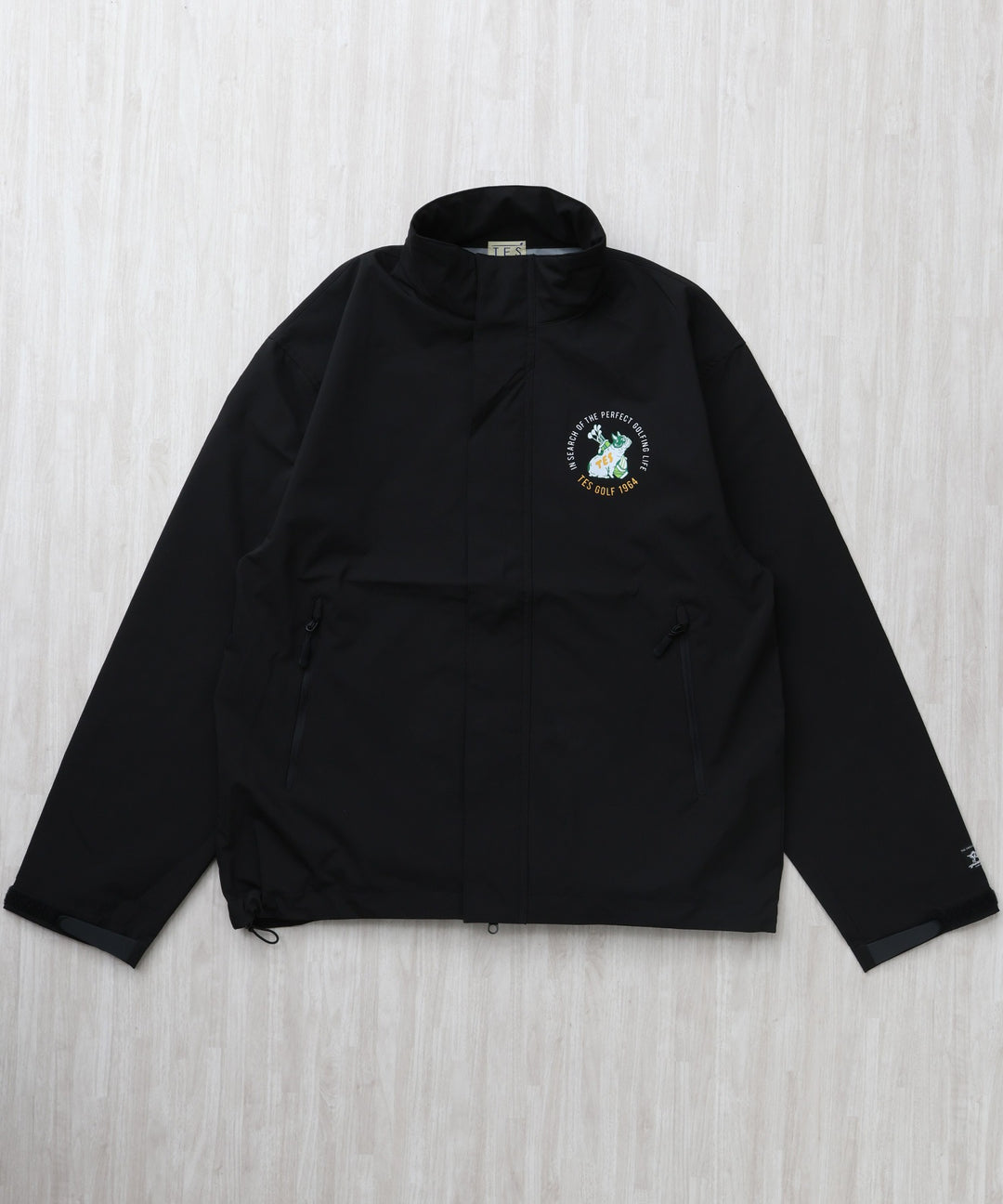 11月中旬お届け予定》TES GOLF 3LAYER SHELL JKT / スタンドジャケット
