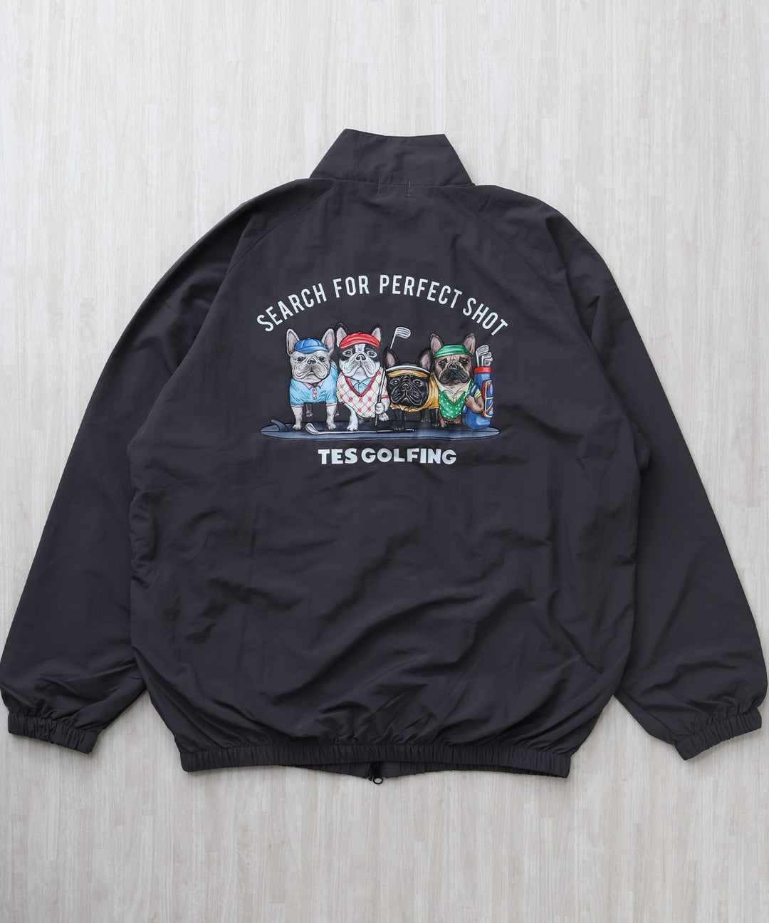 11月中旬お届け予定》TES GOLF NYLON TRAINING JACKET 4BUHI DESIGN