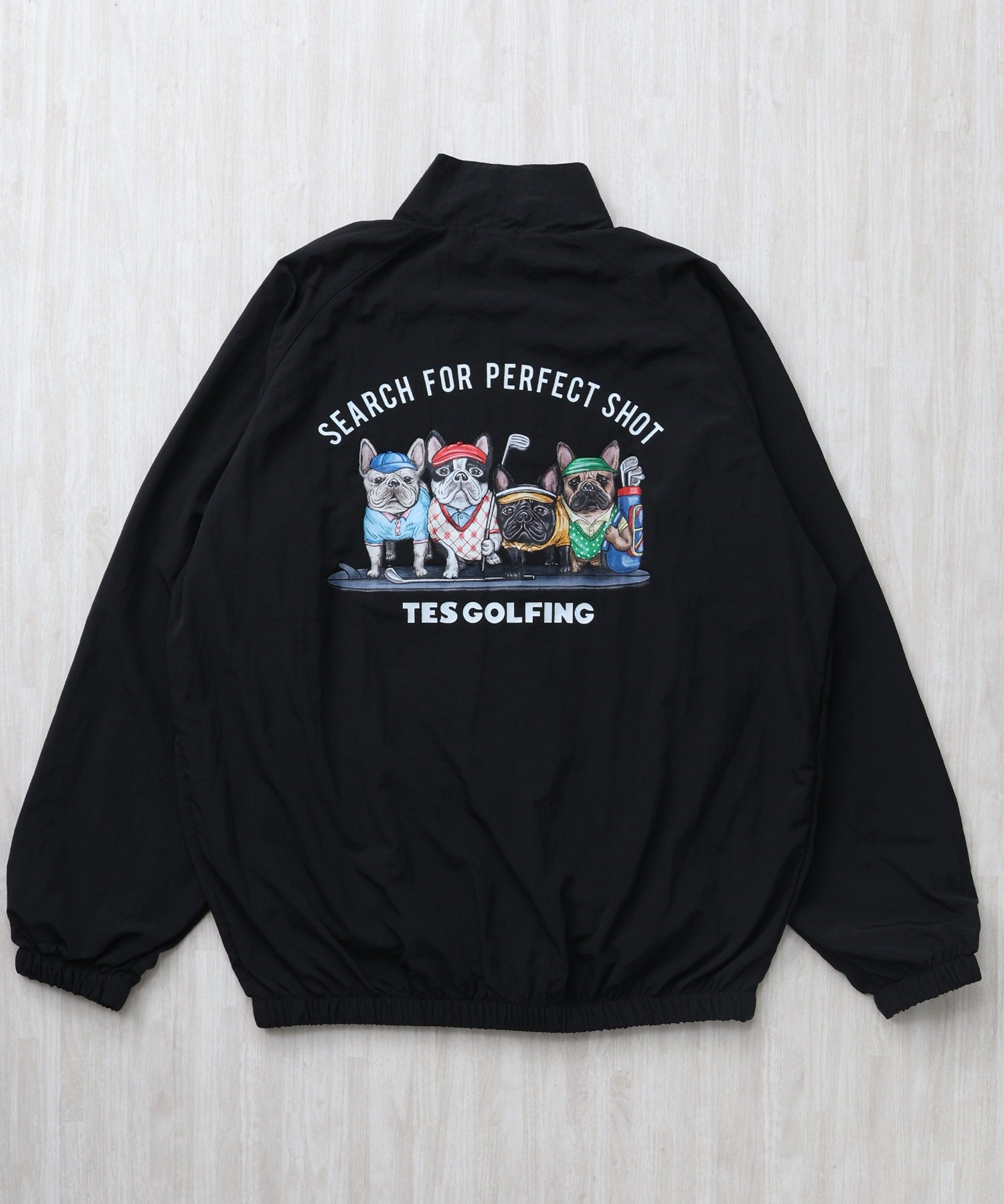 11月中旬お届け予定》TES GOLF NYLON TRAINING JACKET 4BUHI DESIGN