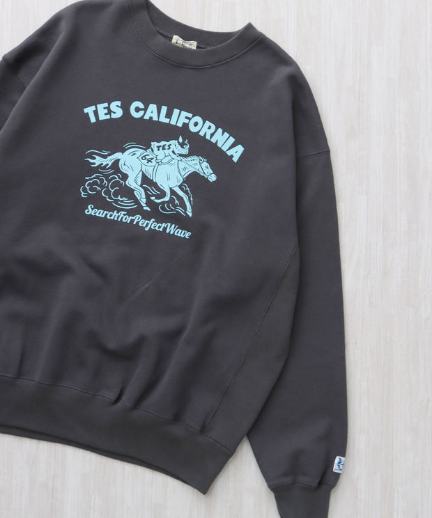 TES 2026 HORSE RIDE FLOCKY CN CN SWEAT / クルーネックスウェット