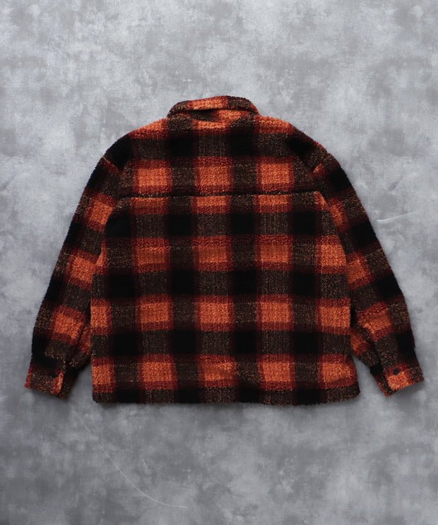 《11月下旬お届け予定》TES BOA SURF CHECK JACKET / ボアジャケット