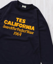 《12月下旬お届け予定》TES CALIFORNIA FOOT BALL T-SHIRT 9SLEEVE / フットボールTシャツ ９分袖