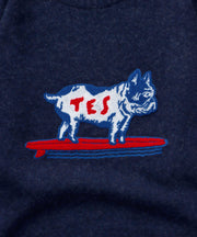 《11月下旬お届け予定》TES SAGARA BUHI WOOL KNIT / クルーネックニット
