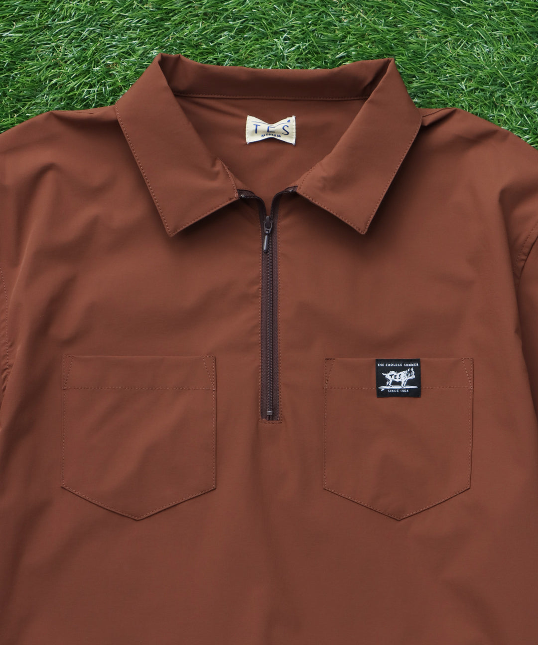 【ガッチャ】EM023360 とハーフジップシャツ EM323362 TES COMFORT HALF ZIP SHIRT / 半袖ハーフジップシャツ – TES | THE