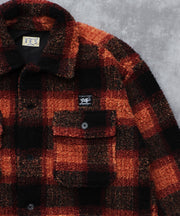 《11月下旬お届け予定》TES BOA SURF CHECK JACKET / ボアジャケット