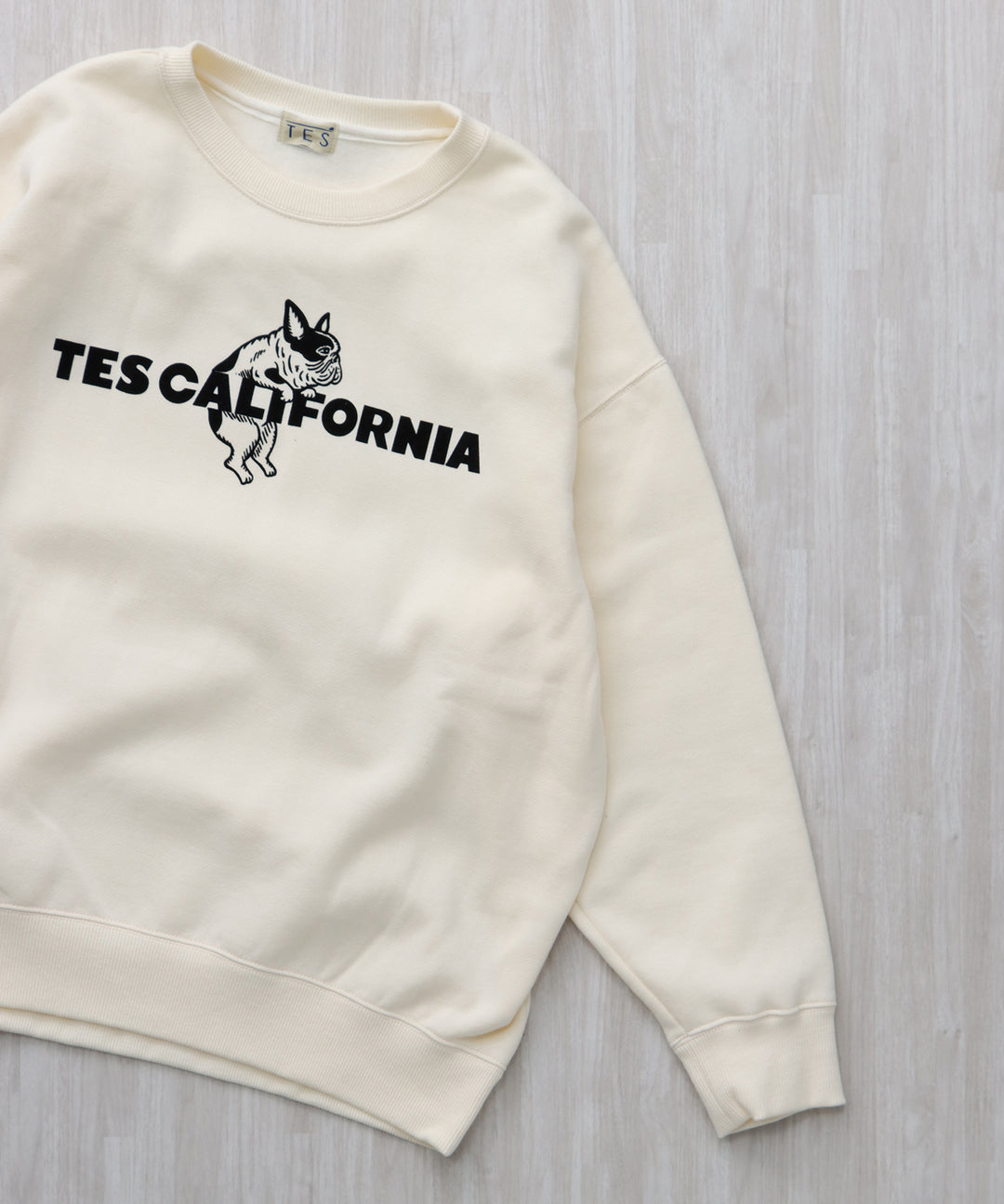 TES LADIES OVER SIZE SWEAT / レディースオーバーサイズ裏起毛