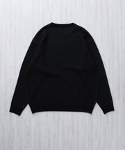 【WEB / FLAG SHOP限定】TES JAPAN MADE  TURN BUHI KNIT CN /クルーネックニット
