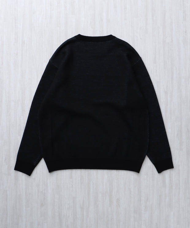 【WEB / FLAG SHOP限定】TES JAPAN MADE  TURN BUHI KNIT CN /クルーネックニット
