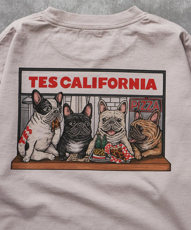 《9月下旬お届け予定》TES CALIFORNIA PIZZA DINER LONG SLEEVE T-SHIRT / ロンT