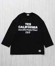《12月下旬お届け予定》TES CALIFORNIA FOOT BALL T-SHIRT 9SLEEVE / フットボールTシャツ ９分袖