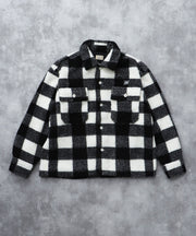 《11月下旬お届け予定》TES BOA SURF CHECK JACKET / ボアジャケット