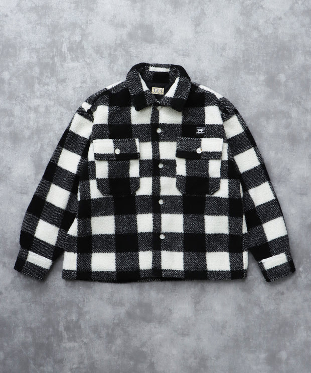 《11月下旬お届け予定》TES BOA SURF CHECK JACKET / ボアジャケット
