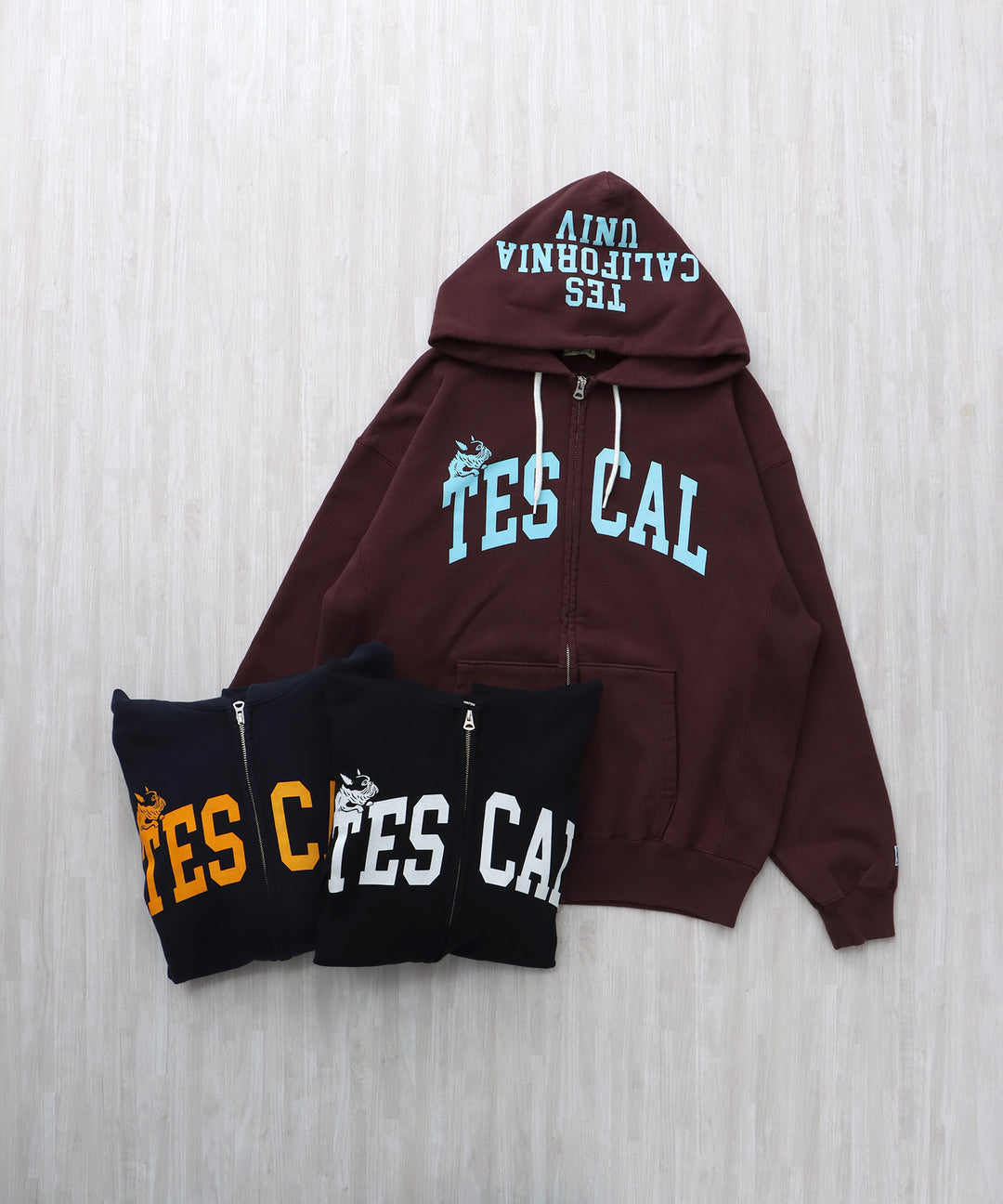 TES COLLEGE SWEAT ZIP PARKA / スウェットパーカー – TES | THE
