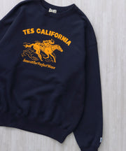 TES 2026 HORSE RIDE FLOCKY CN CN SWEAT / クルーネックスウェット