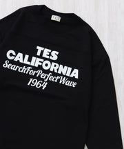 《12月下旬お届け予定》TES CALIFORNIA FOOT BALL T-SHIRT 9SLEEVE / フットボールTシャツ ９分袖